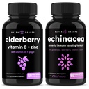 NutraChamps Elderberry ו Echinacea Bundle
