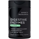 ספורט מחקר Enzymes עם Probiotics & ג'ינג'ר - צמחים המבוססים על חלב, חלבונים, סוכר ופחמימות - Non-GMO מאומתים וידידותית טבעונית (90 Veggie כמוסות)