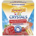 מפתחת: Emergen-C Kidz Crystals, On-the-Go Emergen-C Immune Supportתוסף עם ויטמין C, ויטמין B, Zinc and Manganese, Sparkly Strawberry, Stocking Stuffer - 56 Stick Packs