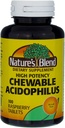 כדור הארץ של הטבע Acidophilus Chewable Raspberry Flavor - 100 טבליות, Pack of 3