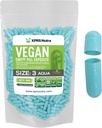 XPRS Nutra Size 3 קפסולות ריקות - 500 Count Empty Pills - Vegetarian Pill - Vegetarian Pill
