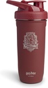 Smartshake Reforce Stainless Steel Harry Potter Gryffindor Shaker (900 ML / 30oz) | Light Weight Resistance Sports Shaker Bottle with a Soft Lid