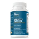 ד"ר Tobias Digestive Enzymes with Probiotics, Prebiotics ו Postbiotics Bromelain, Amylase, Lipase, for Better Digestion & Immune Function, 120 קפסולות 60 משרתים (2 Daily)