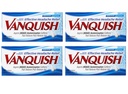 Vanquish תוספת כוח כאב Reliever Caplets, 4 Count