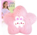 Microwavable Heating Pad for time Cramps Pain Relief-מיקרוגל הרינג פא לנשים עם Moist Heat Pack עבור צוואר Shoulder Soft Soft Compress Cozy Pad Plush Star Valentines מתנות עבור בנות