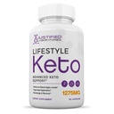Lifestyle Keto Pills 1275MG New & משופר פורמולה מכיל Apple Cider Vinegar אבקת שמן בתולה אקסטרה בתולה אבקת תה ירוק על 60 קפסולות
