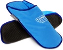 Ice Pack Slippers for Neuropathy Relief - 1 Pair, Blue Vinyl Gel - Ice Pack Wraps & Cold Slippers for Swollen Feet - Hot & Cold Therapy for Plantar Fasciitis & Burning Sensation