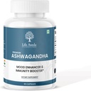 Life Aveda Ashwagandha 500 מ"ג, 60 קפסולות - תוסף צמחי טבעי למבוגרים (1-Month Supply)