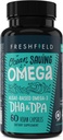 Ocean Saving אומגה, Algae אומגה 3, DHA תוסף, 2-Month Supply, Sustainably Sourced, רמה גבוהה של DHA לכל קפסולה (440 מ"ג), w/DPA