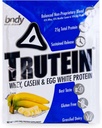 אבקת חלבון גבוהה של הגוף Trutein גבוהה אבקת חלבון: 45% Whey, 45% מקרהין, 10% ביצה לבן, Gluten-Free, Low Sodium, Grass פד Whey חלבון אבקת, תוספת של התעמלות & ארוחת בוקר Shake, קרם בננה, 34g Sample