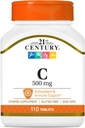 המאה ה-21 C 500 טבליות Mg, 110 Count (Pack of 3)