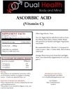 Double Health Body & Mind 1 (2 lb) Bag of Each Ascorbic Acid (Vitamin C) & MSM (Methylsulfonylmethane) אבקת Combo
