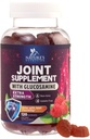תמיכה משותפת חניכיים Glucosamine Plus ויטמין E - תוסף התמיכה המשותף של הטבע עבור Occasional Discomfort עבור Back, Knees & Hands - Cartilage & Joint Health & Flexibility תמיכה - 120 מסטיקנים