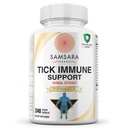 Samsara Herbs Tick Immune Support - יפני קנוטנד, חתולים טפרי, אנדרוגרף, Cryptolepis, Sarsaparilla, Resveratrol, Tick Bite תמיכה 240 קפסולות