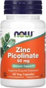 Now Foods Zinc Picolinate 50mg 60 קפסולות