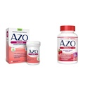 AZO Boric Acid Vaginal Suppositories, Helps Support Odor Control and Balance Vaginal PH & Cranberry Urinary Tract Health Supplement, 1 לשרת = 1 Glass of Cranberry Juice