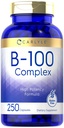 קרליל B-100 ויטמין מורכב | 250 קפסולות | Non-GMO, Gluten Free Supplement