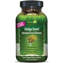 Irwin Naturals Genekgo Smart Powerful Nootropic Brain Booster - תומך זיכרון מקסימלי, פוקוס וקלילות נפשית עם DMAE, Clubmos, Choline & Acetyl L-Carnitine - 120 Softgels נוזלי