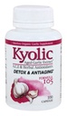 Kyolic Age Garlic Extractation 105, Detox ו- Anti-Aging, 100 קפסולות (Packaging May Vary)