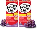 תינוקות Acetaminophen אוראלי Suspension נוזל, מהיר מתנהג כאב כאב כאב Reliever / Fever להפחית עם Easy-to-Use Syringe, Zero אלכוהול או Aspirin או Ibuprofen, Grape Flavor, 1 oz (2 Pack)