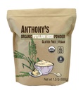 אבקת Psyllium Husk של אנתוני, 1.5 lb, Gluten Free, non GMO, Finely Ground, Keto Friendly