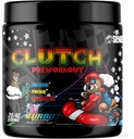 Sender Brand Clutch Turbo - High-Stim Pre-Workout Powerhouse with Beta Alanine, Tairine, Nitrosigine, Tyrosine, Caffeine, Bitter Orange ו-Alpha Yohimbine for Intense Workouts Workouts