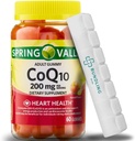 עמק האביב CoQ10 200 מ"ג חניכיים, תוספי תזונה, 60 Count 7 Day Pill מארגנת Included - 1 Pack