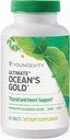 Youngevity Ultimate Ocean's Gold - תומך בבריאות Thyroid, פונקציית לב ומאזן הורמונלי עם חומרים מזינים מהונדסים על ידי Ocean-Derived - 60 טבליות (Pack of 1)