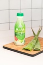 100% טהור אורגני Aloe Vera Juice - Zero Sugar, Aloin-Free - Natural Flavor - טבעוני Detox Functional Beverage - 16.7 Fl Oz (500 מ"ל)