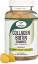 חניכיים קולגן עבור נשים תומך Aging (כוח מקס - מוגדל עם ביוטין, ויטמין C, Zinc ווויטמין E (Longevity for Women and Men) 60 שיער, עור וניק ויטמינים (Non-GMO) על ידי Double Wood