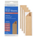 NUVADERMIS Silicone Scar Sheets - אקסטרה Long Scar Sheets for C-Section, Tummy Tuck, Keloid ו-Surgical Scar Sheets - חבילת 4 - Light Tonemy Tuck, Keloid ו-Surgical Scars - Reusable Medical Class Silicone Scar Sheets - Pack of 4 - Light Tonenenenene Tonenenenenenene Light Tonenenenene Tonemy Tuck