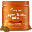 Zesty Paws Tear Stain תומך צ'ws Soft עבור כלבים - עבור עין Moisture + חזון & Immune תמיכה - תוספי פונקציונליים עם שמן דגים, Lutein, Cranberry & ויטמין C - עוף פלאמור - 90 ctctct ctctct ctctct ctct ct ct ct
