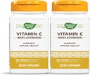 דרכו של הטבע ויטמין C 500 מ"ג עם Bioflavonoids, 1000 מ"ג ויטמין C לשרת, 100 קפסולות, Pack של 2