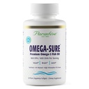 Paradise Herbs אומגה-Sure, אומגה 3 ריכוז, שמן דגים פרימיום, DHA, EPA, טבעוני, non GMO, Gluten Free, 60 ספירה Vegetarian Softgels