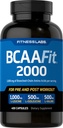 Fitness Labs BCAAFit 2000 - Chain Amino Acids עבור צמיחה שרירים ושיקום * (400 קפסולות)