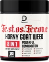 90 קפסולות - 8in1 Hory Goat Weed for Men, Tribulus Terrestris, L-Arginine, Maca Root, Tongkat Ali, Beet Root - Energy Workout שרירים תמיכה