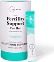 Premama פריון תמיכה עבור אבקת שלה Packets, תוספי Multivitamin כדי לתמוך פונקציונליות רגילה Ovulatory איכות ביצים, Gluten-Free, טבעוני, Unflavored, 28 Single-משרתת Packets