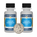 Calcium Carbonate / 2 Ounces / 2 בקבוקים / 97.55% מזון טהור כיתה / אבקת שומן