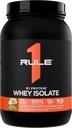 כלל 1 חלבון R1 Whey Isolate - עם 25g חלבון ו 6g BCAA בלעדי ממקורות מבודדים ו hydrolyzed עבור Workout Recovery (2 פאונד *, Vanilla Butter Cake)