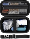 The Hard Case for Portable Nebulizer Handhold Mesh Inhaler Spacer Nebulizers Machine for Adults Use, Protective Holder Bag with Mesh Pocket for USB Cable and Battery, Black Black BlackBlackr Nebulizers Machine