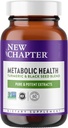 New Chapter Metabolic Health, Golden Black Seed Oil + Turmeric for Healthy Mood, משקל בריא - 60 ct Vegetarian קפסולת