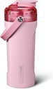 BrüMate MultiShaker בלנדר שאקר בקבוק | 100% Leakהוכחה Insulated Stainless Steel | Pre Workout and Protein Shaker Bottle for the Gym | 26oz (Blush)
