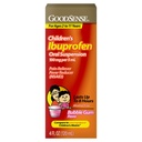 GoodSense Children's Ibuprofen Oral Suspension, 100 מ"ג לכל 5 mL, Pain Reliever & Fever מופחת, Bubble Gum Flavor