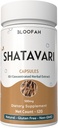 Shatavari קפסולות 500 מ"ג | 10:1 לחלץ | Asparagus Racemosus Root Herbal Supplement