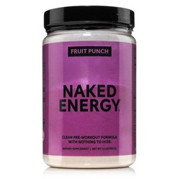 NAKED פירות Punch Energy - תוספת עבודה נקייה עבור גברים ונשים, ידידותי, ללא תוספת ממתקים, צבעים או פלאברס - 30 משרתים