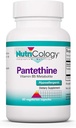 תוספי תזונה Pantethine - ויטמין B5, Pantothenic Acid, Metabolism Support, Liver Support, Cardiovascular Supplement, Coenzyme A, 660mg Vegetarian קפסולות - 60 Count