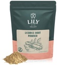LILY OF THE VALLEY Licorice/Liquorice Root אבקה - Moethi Ground Sourceed from India - Glycyrrhiza Glabra - Natural Sweetener - טבעוני & Gluten-Free - ארוז ב Pouchable (8oz, 226g)