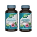 Nature's Way Echinacea Goldenseal - 900 מ"ג Echinacea 7 Herb ל- 2capsule משרת - עבור תמיכה Immune - עם קייאן פפר, Gentian & Burdock - Gluten Free - 180 קפסולות טבעוניות (Pack של 2)