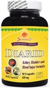 Sewanti Ayurvedic Series Diarid 90 V קפסולות / 5: 1 הפקה של Curcuma Longa, Salcia, Tree Turmeric, Indian Kino Tree