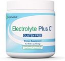 Nutra BioGenesis Electrolyte Plus C - אבקת הידרה, אבקת אלקטרוליטים לשתות תערובת עם Magnesium, Potassium, Antioxidants, B ויטמינים & ויטמין C לאנרגיה טבעית - 5.4 oz (154 גרם)